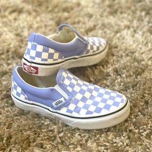 Checkered lavender Vans!